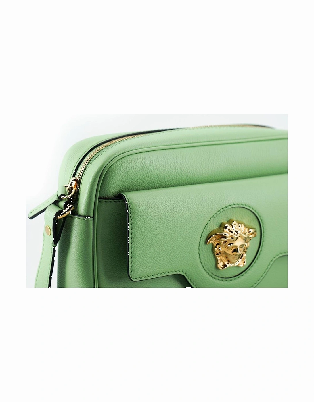 Medusa Crossbody Green Leather Bag Women Shoulder Bags