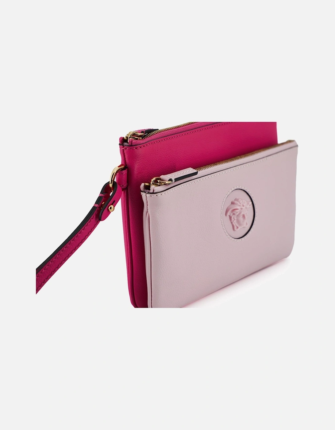 Medusa Pouch TwoTone Clutch Women - Pink Handbags