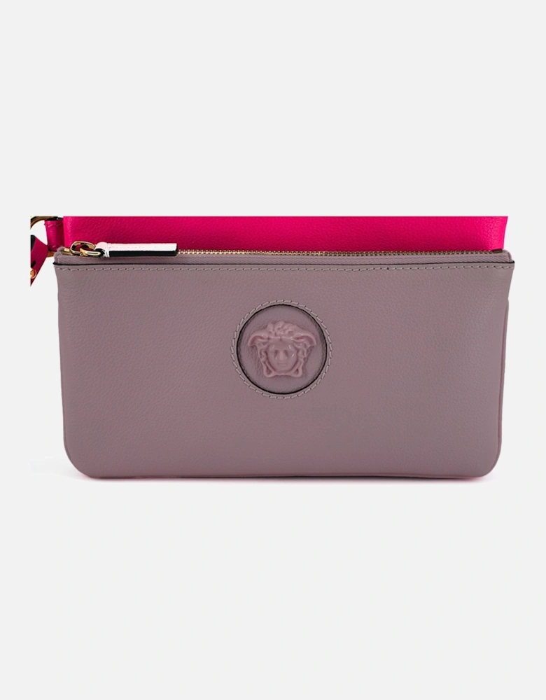 Medusa Pouch TwoTone Clutch Women - Pink Handbags