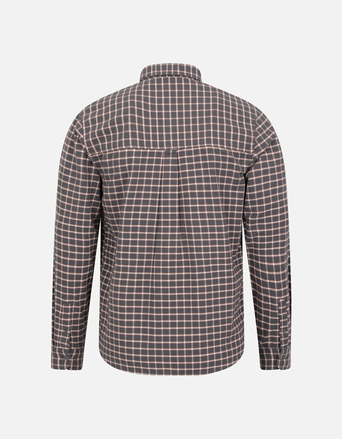 Mens Driftwood Checked Organic Shirt