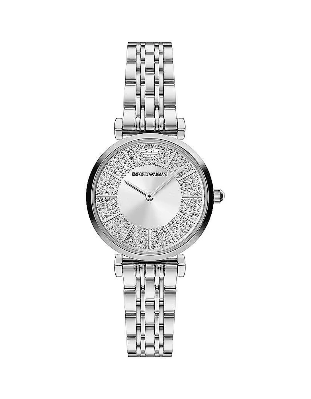 Classic Watch Crystal Bezel Women - Silver Watches, 5 of 4