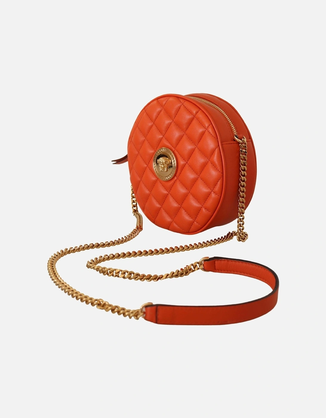 Medusa Quilted Leather Crossbody Bag Women - Red Shoulder Bags