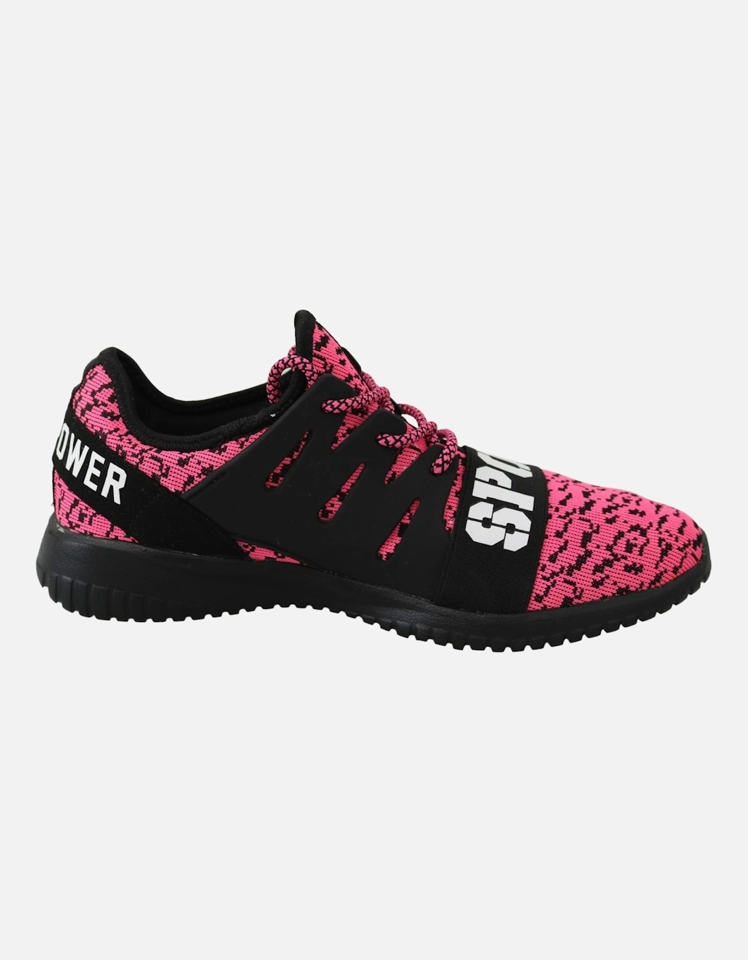 Low Top Knit Sneakers Women - Black