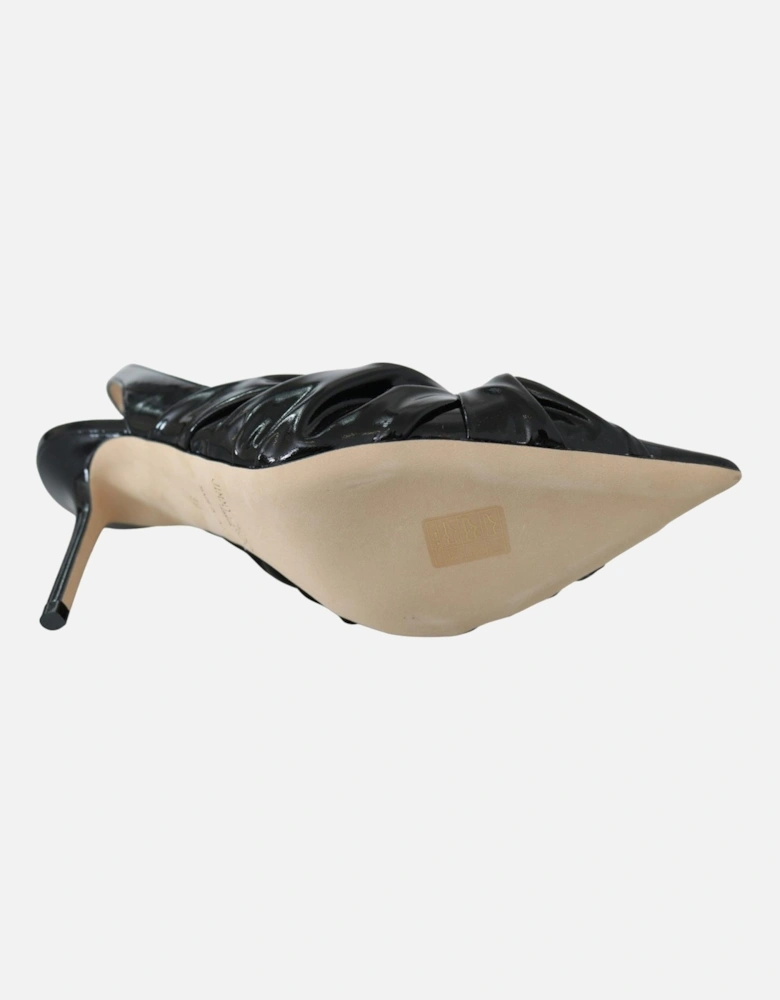 Romy 85 Patent Leather Slingback Pumps Women - Black