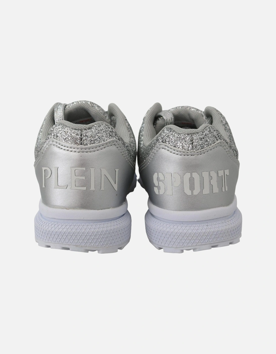 Glitter Sneakers Silver Style Women