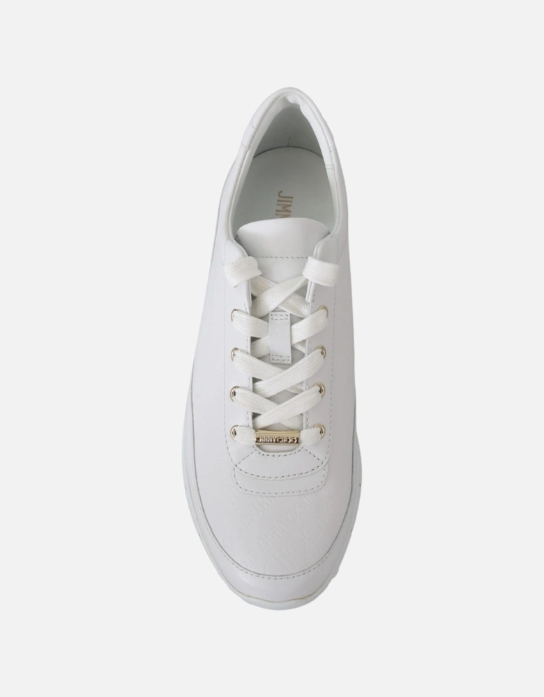 JC Runway White Leather Sneakers Women