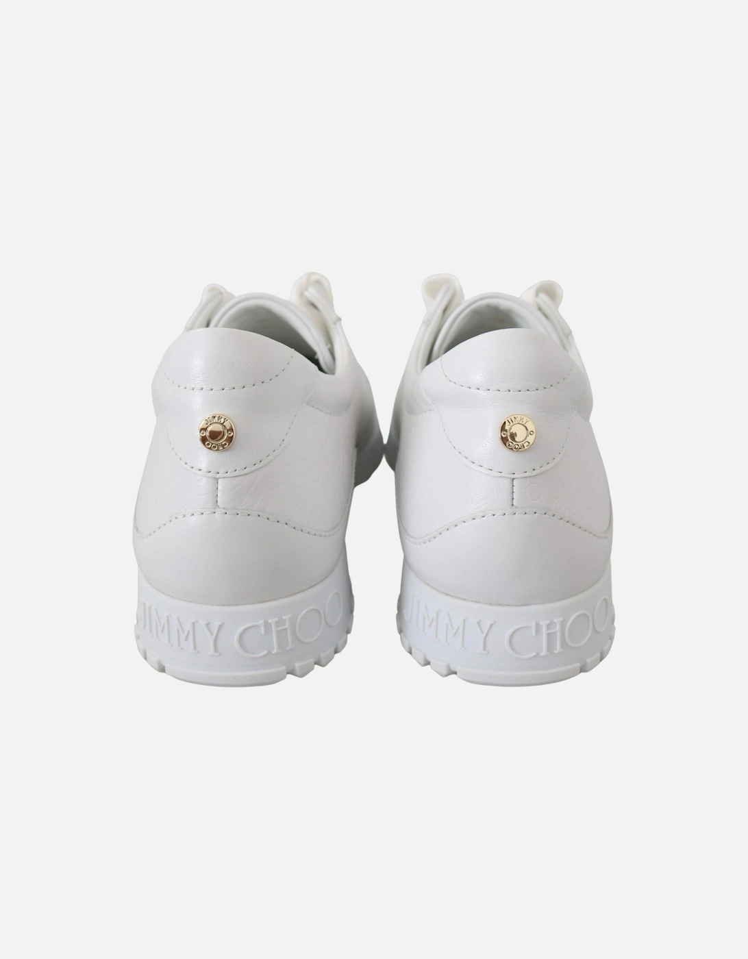 JC Runway White Leather Sneakers Women