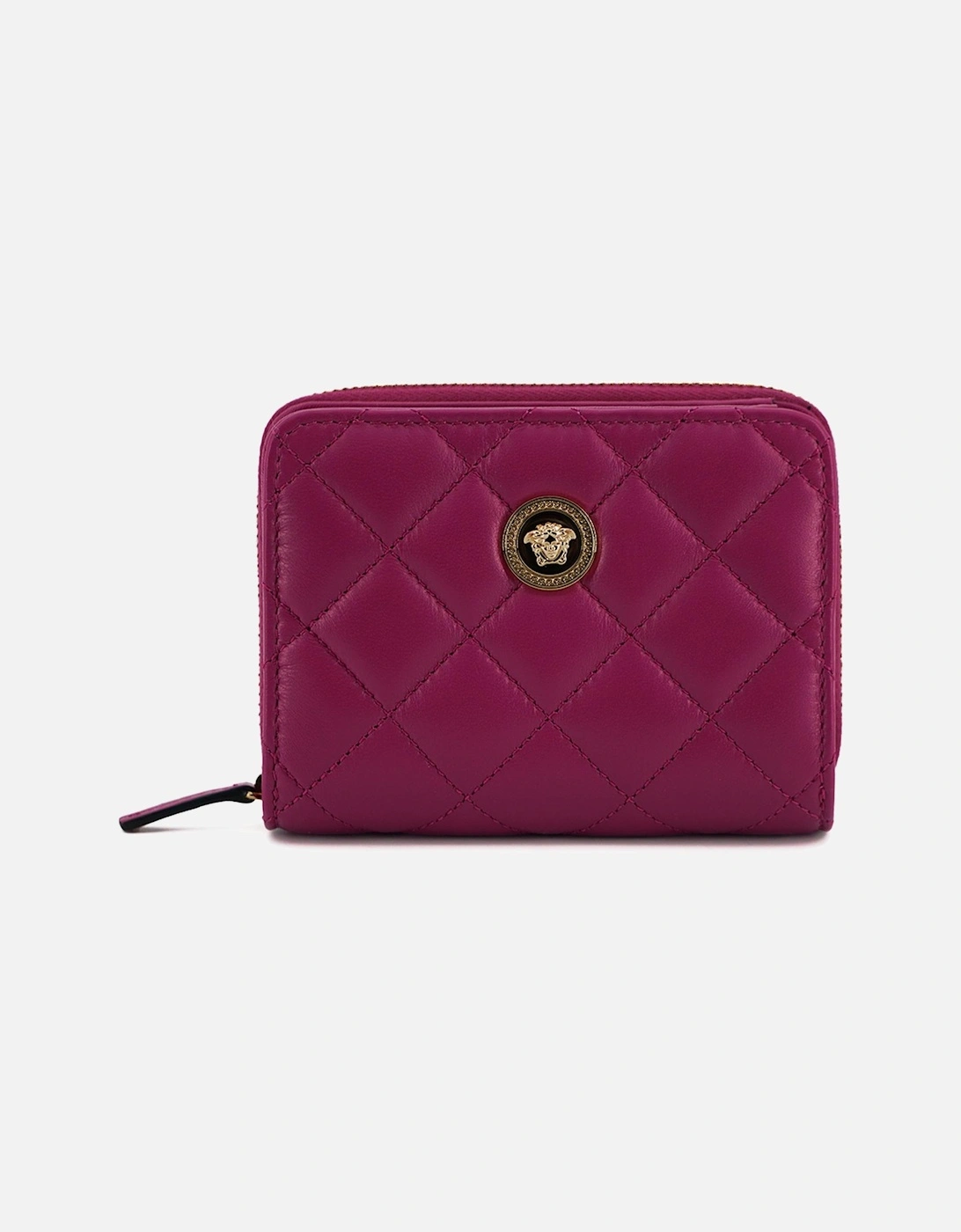 La Greca Quilted Zip Wallet Women - Purple Bags, 7 of 6