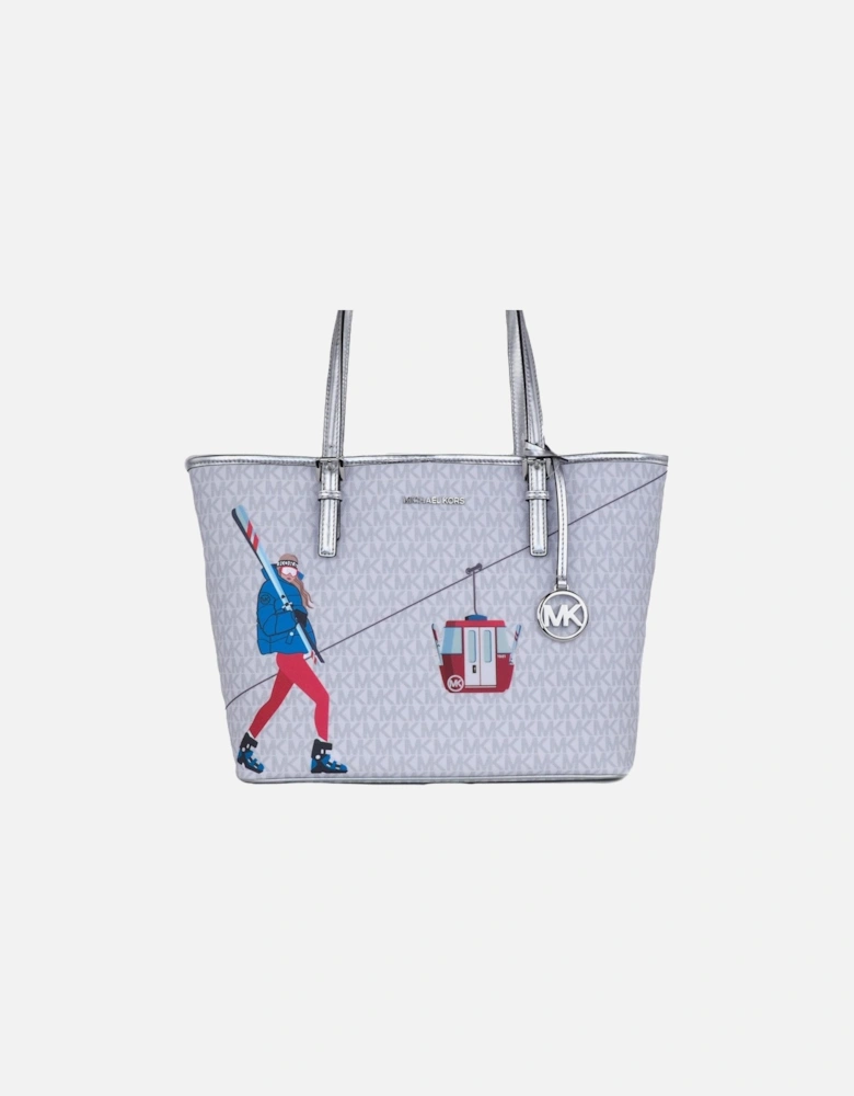 Jet Set Charm Ski Tote Women - White Tote Bags