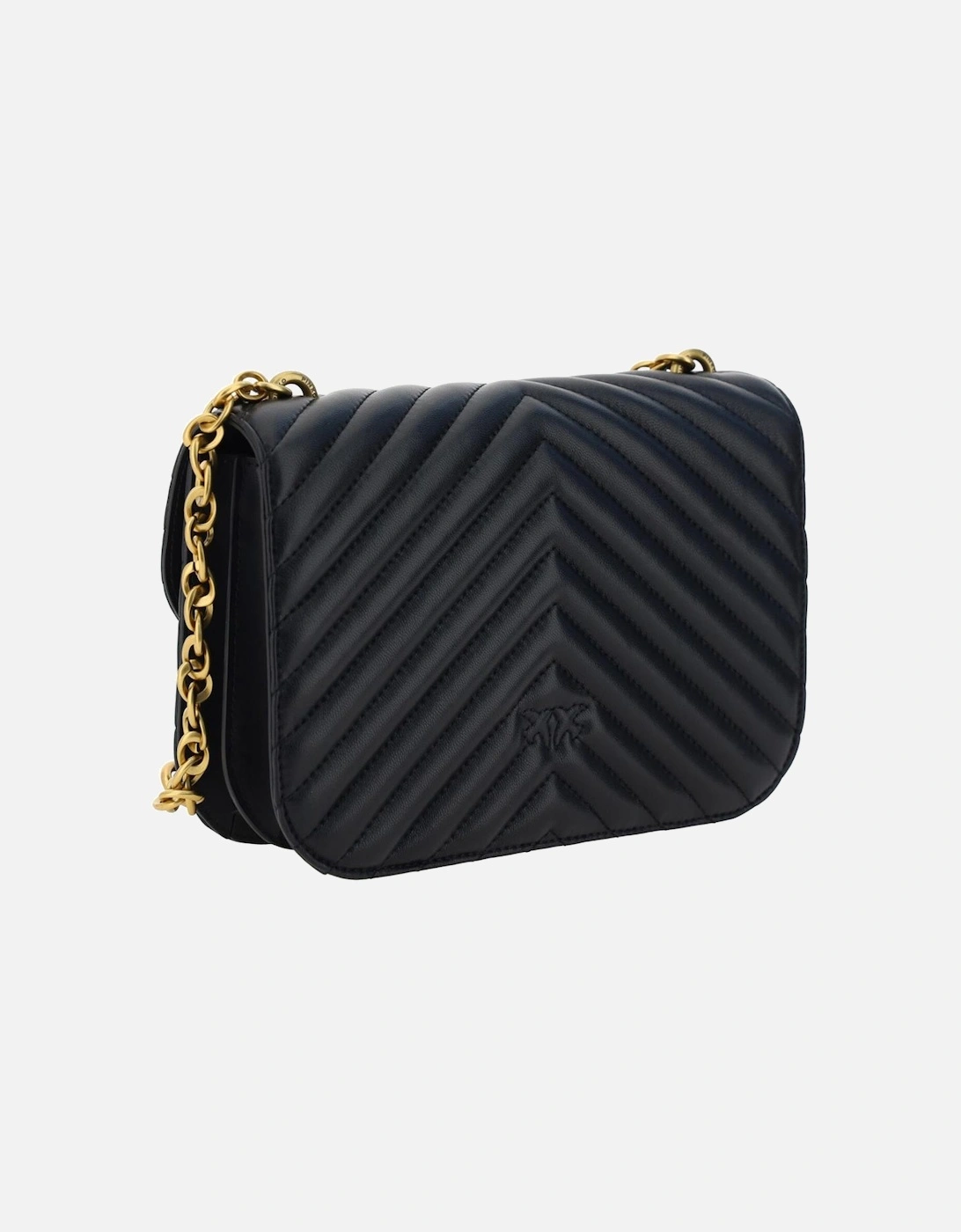 Love Birds Quilted Leather Crossbody Women - Black Shoulder Bags