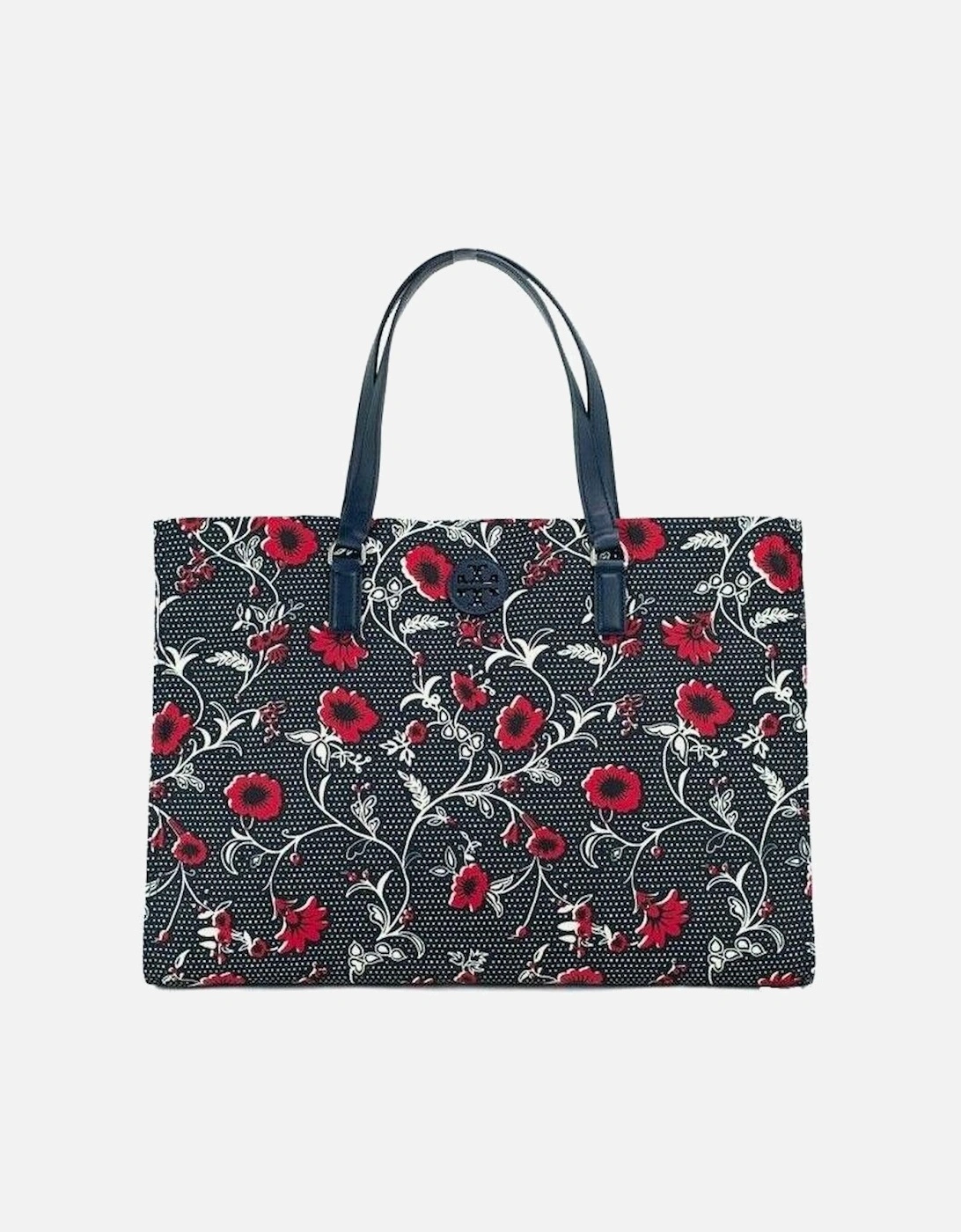 Perry Tote Floral Navy Women - Navy Red Tote Bags, 4 of 3