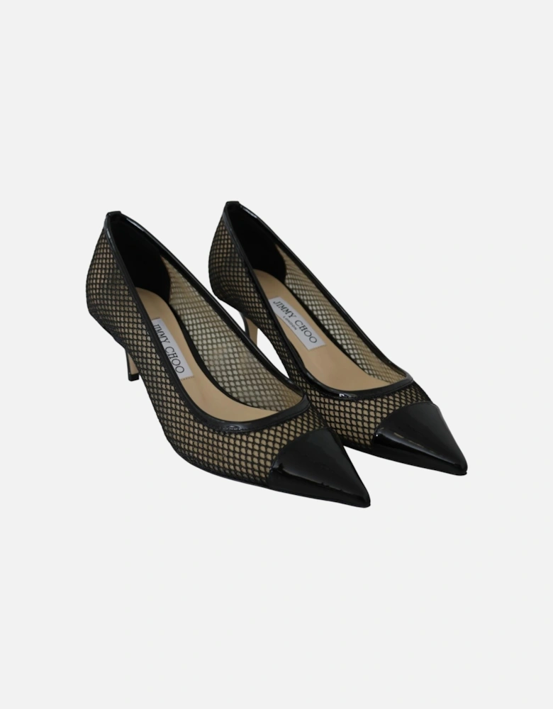 Romy 60 Mesh Pumps Black Stilettos Women