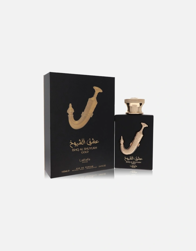 Pride Ishq Al Shuyukh Gold by Eau De Parfum Spray (Unisex) 3.4 oz for
