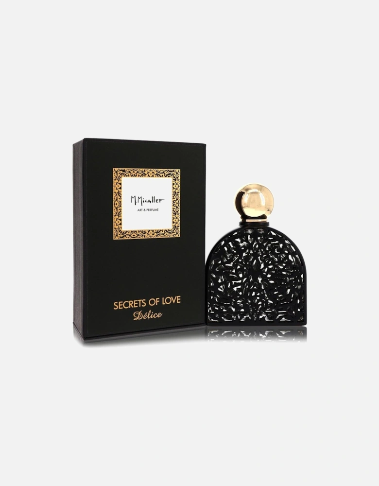 Secrets of Love Delice by Eau De Parfum Spray 2.5 oz for Women - Black