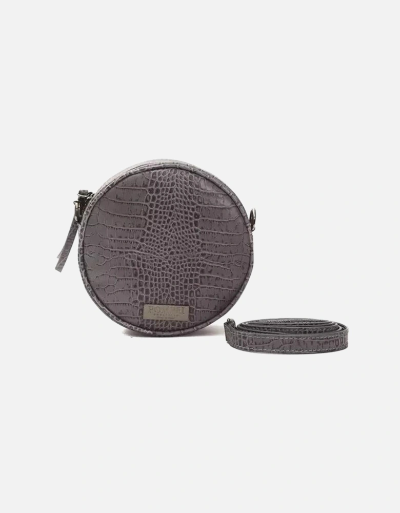 Chic Gray Croc-Embossed Crossbody Women Crossbody Bags