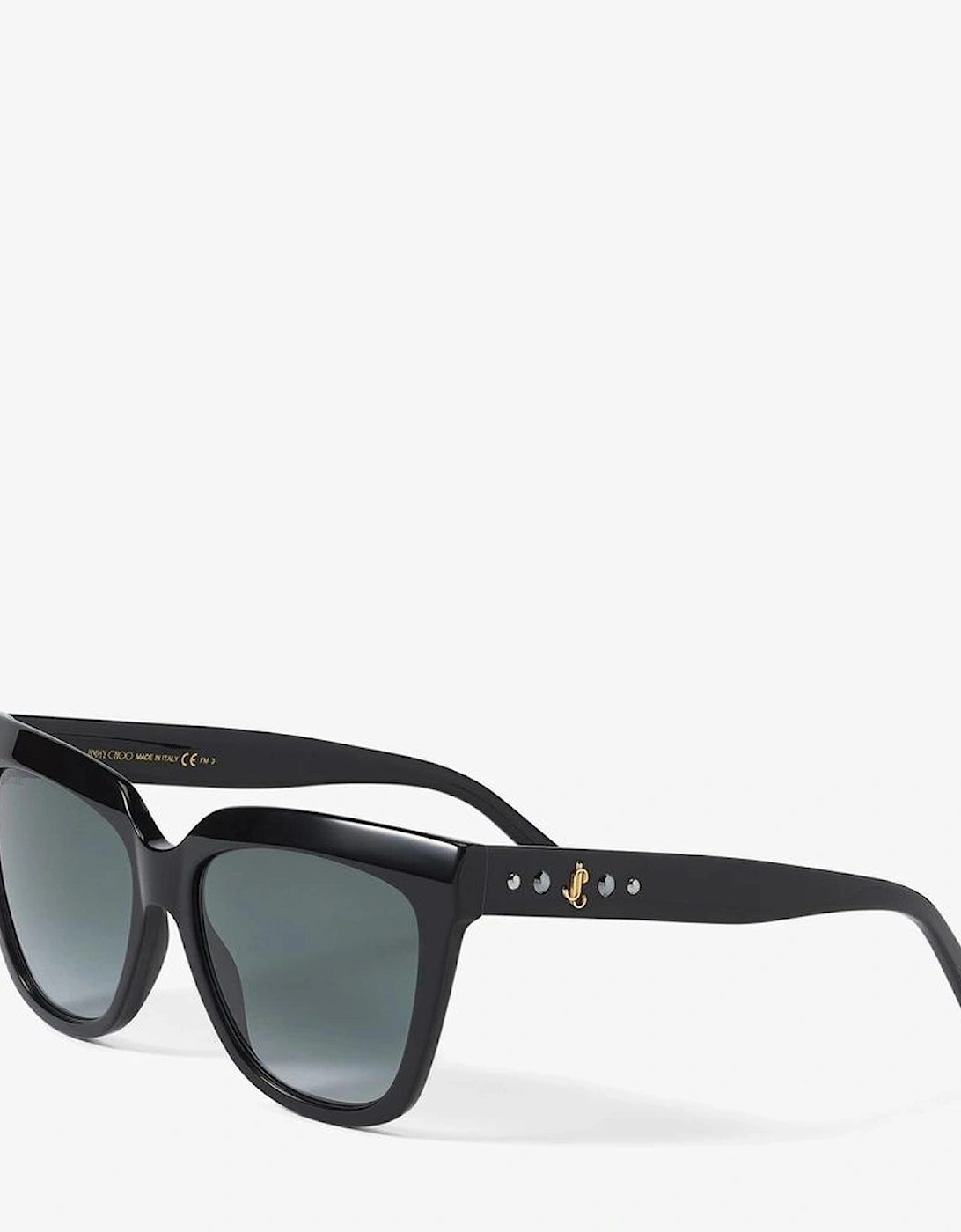 Acetate Cat Eye Sunglasses Women - Black, 2 of 1