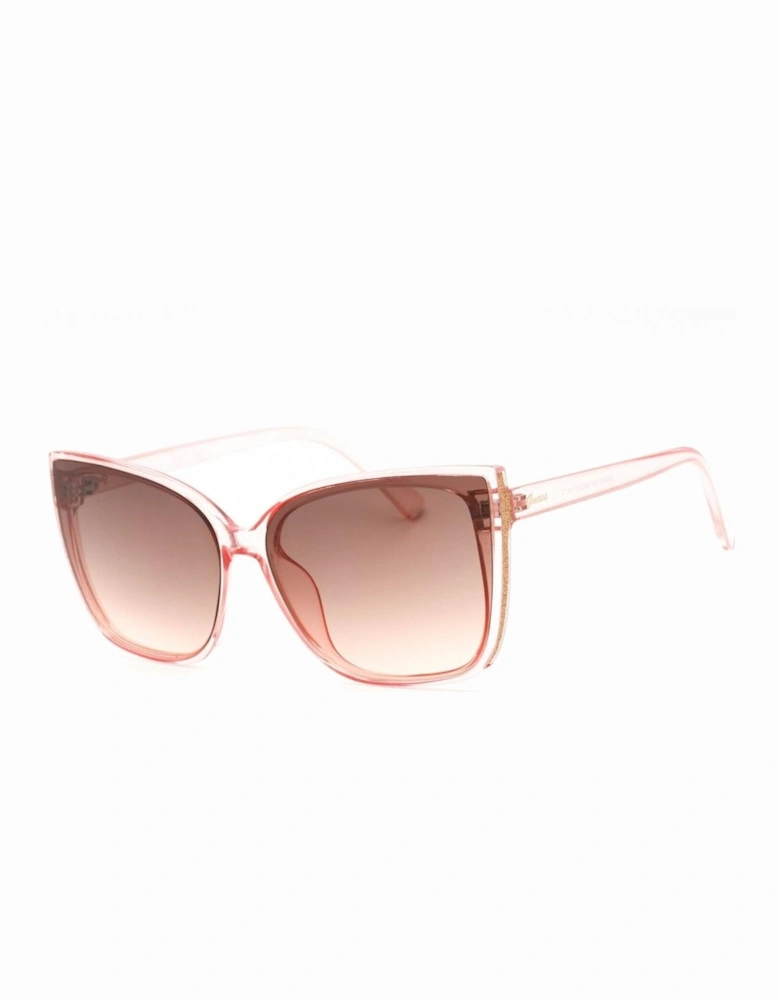Resin Sunglasses with Brown Degraded Lenses Women - Multicolor