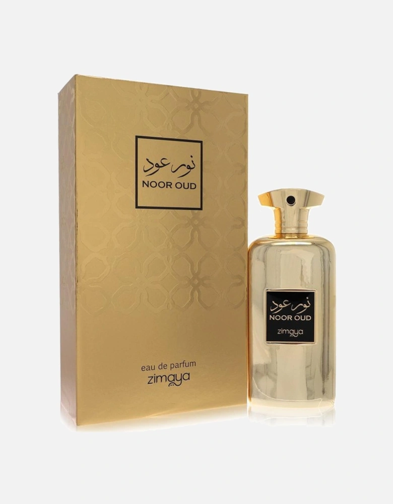 Zimaya Noor Oud by Eau De Parfum Spray (Unisex) 3.4 oz for Men - Gold