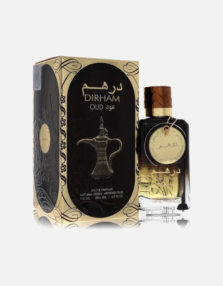 Ard Dirham Oud by Eau De Parfum Spray (Unisex) 3.4 oz for Men - Black