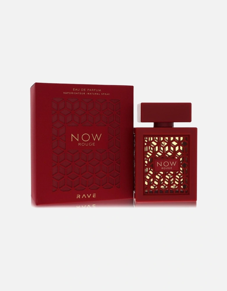 Rave Now Rouge by Eau De Parfum Spray 3.4 oz for Women - Red