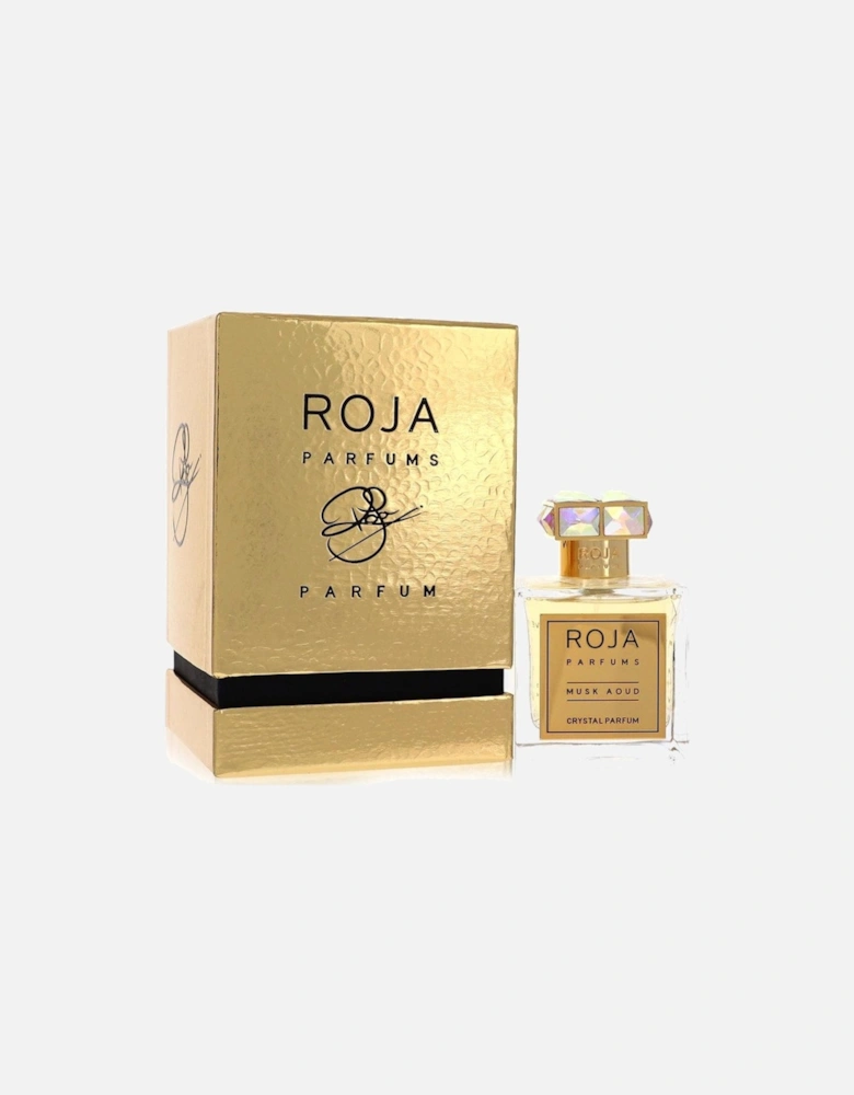 Roja Musk Aoud Crystal by Extrait De Parfum Spray (Unisex) 3.4 oz for
