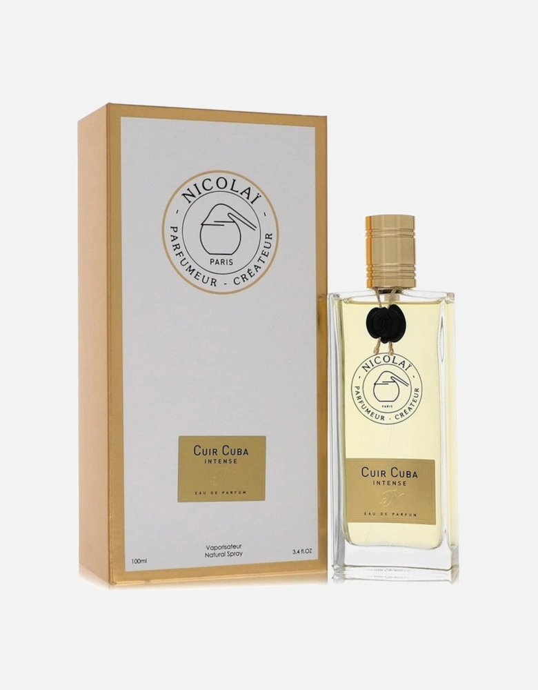 Cuir Cuba Intense by Eau De Parfum Spray (Unisex) 3.4 oz for Women -