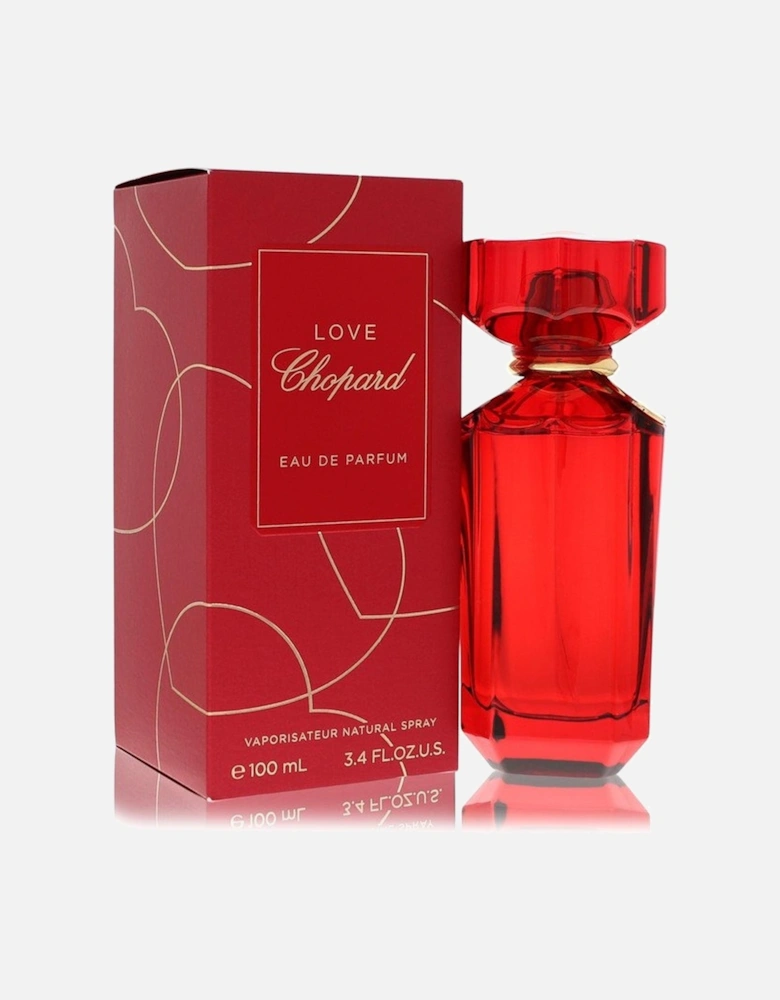 Love by Eau De Parfum Spray 3.4 oz for Women - Red