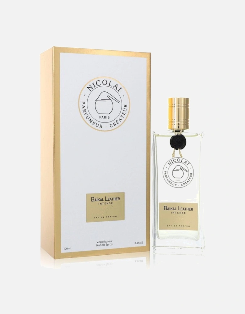 Baikal Leather Intense by Eau De Parfum Spray (Unisex) 3.4 oz for Men
