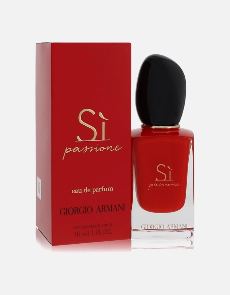 Armani Si Passione by Eau De Parfum Spray 1 oz for Women - Red