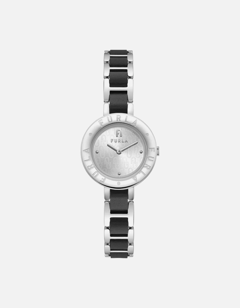 Stainless Steel Quartz Analog Watch Women - Gray Watches