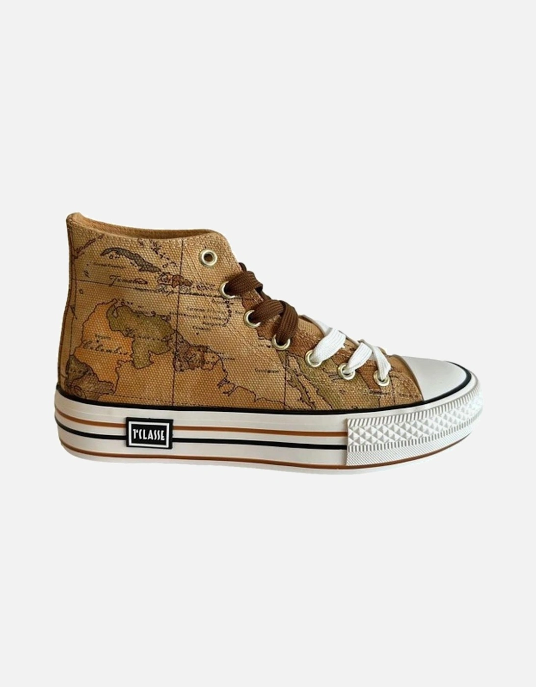 Geo Classic HighTop Sneakers Women - Beige, 2 of 1