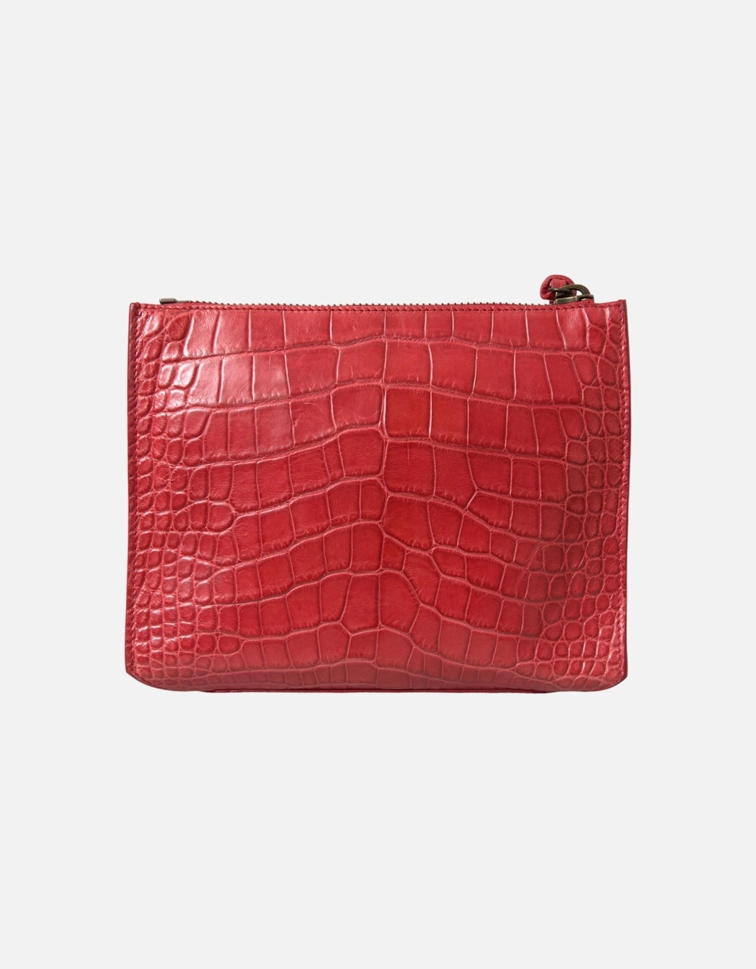 Exotic Red Alligator Leather Clutch Women Clutch Bags