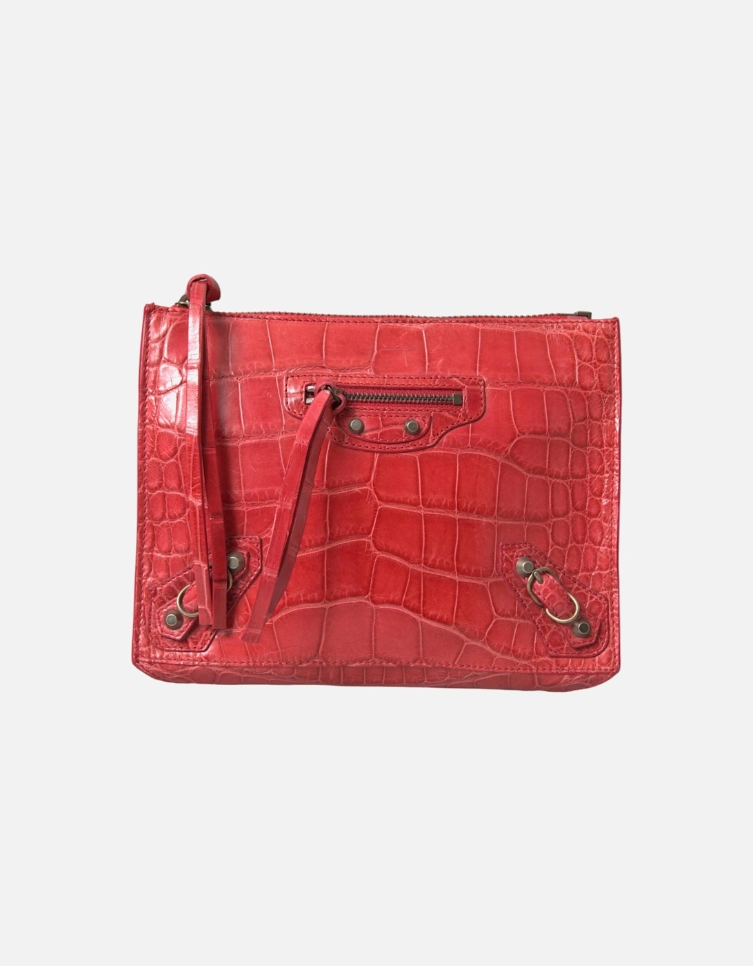 Exotic Red Alligator Leather Clutch Women Clutch Bags, 7 of 6