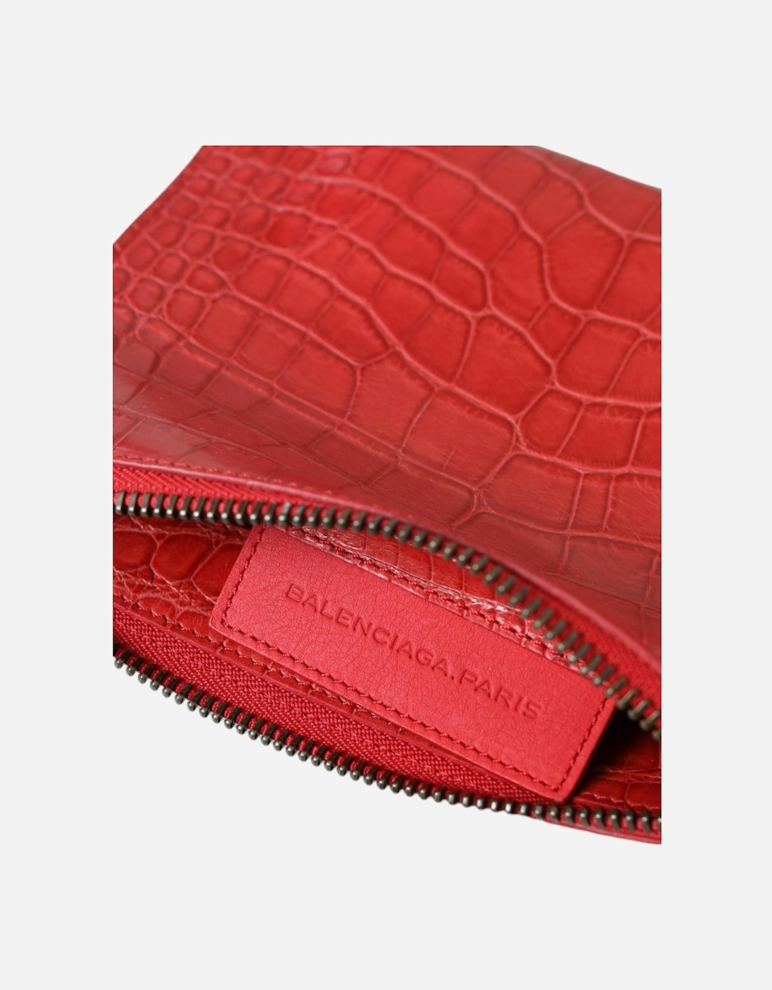 Exotic Red Alligator Leather Clutch Women Clutch Bags