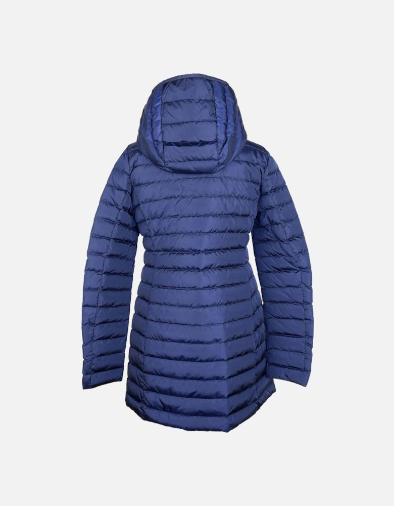 Hooded Puffer Jacket Model AD7990 Women - Blue Jackets