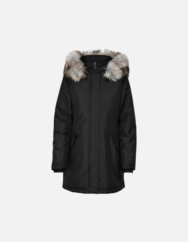 Winter Parka Coat Model ONLMARGOT Women - Black Jackets