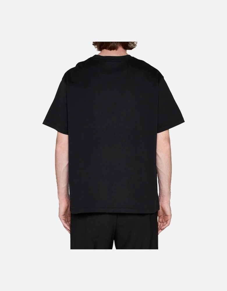 Embroidered FF Logo T-Shirt in Black