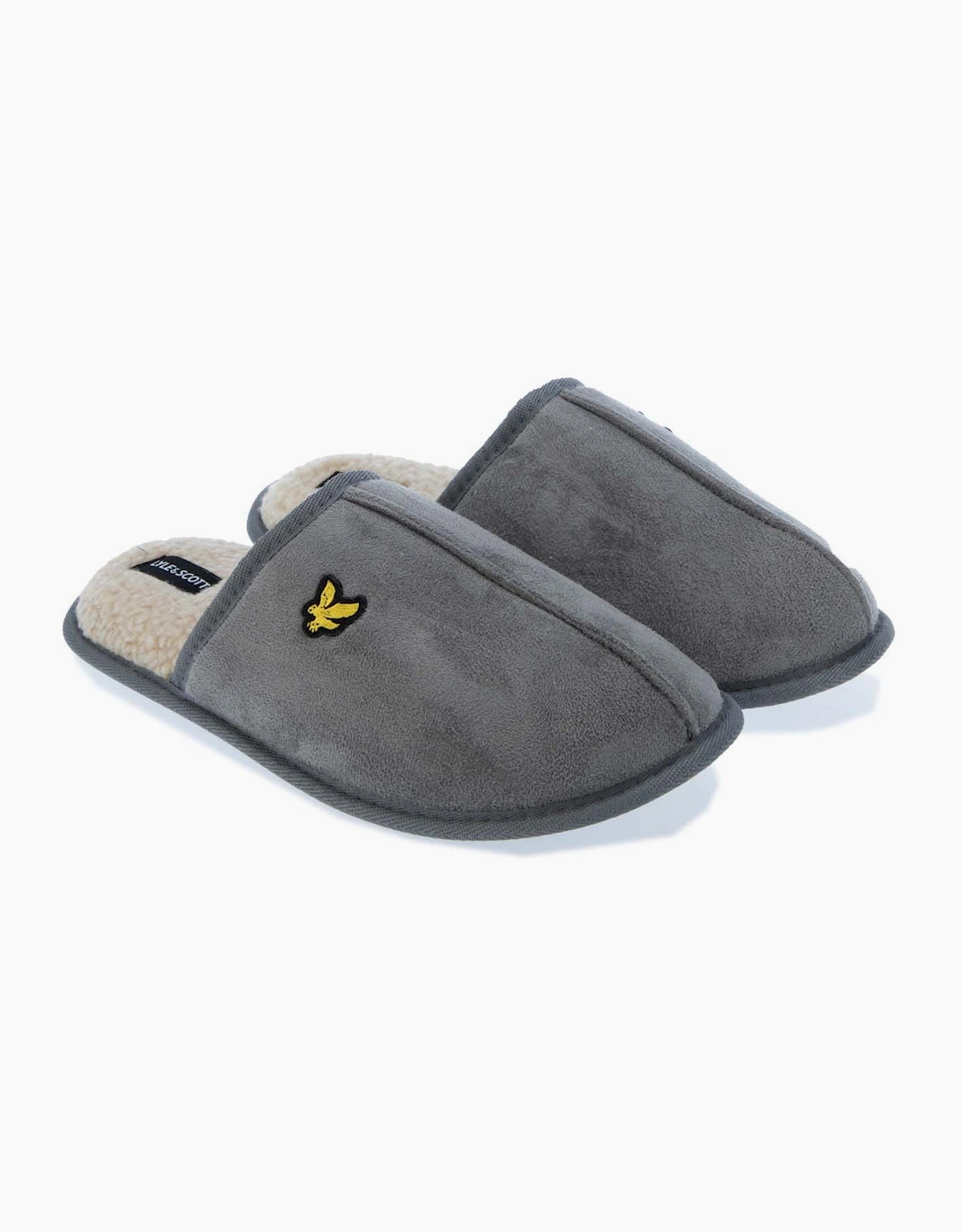 Lyle And Scott Men's Mens Tarquinn Slippers - Grey - Size: 5/5.5/6.5/7/6/7.5