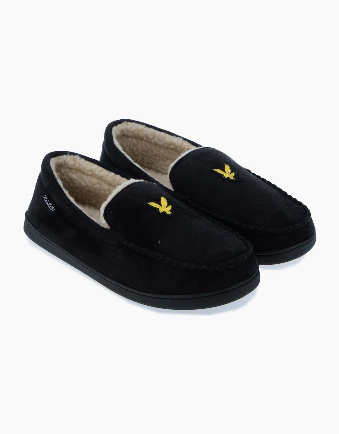 Lyle And Scott Men's Mens Aspen Slippers - Black - Size: 10