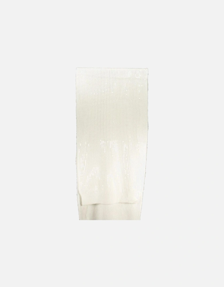 Leather Pointed-Toe Ankle Boots Women - White Scarves