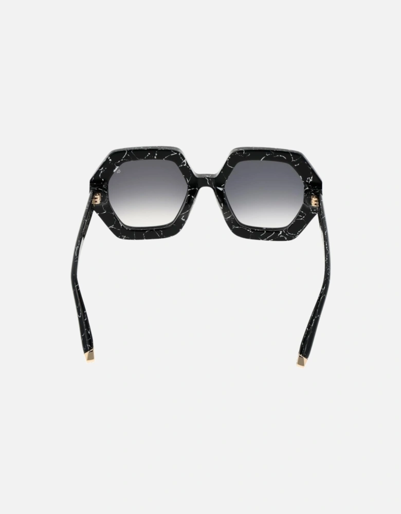 Square Full-Rim Gradient Sunglasses Women - Black