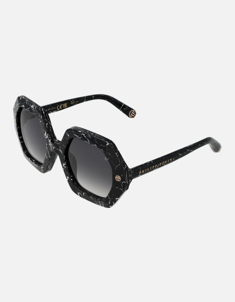 Square Full-Rim Gradient Sunglasses Women - Black