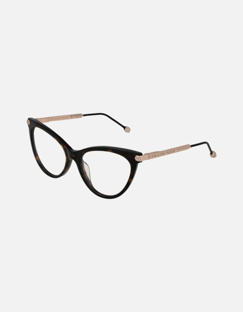 Cat Eye Full-Rim Sunglasses with Demo Lenses Women - Brown Frames