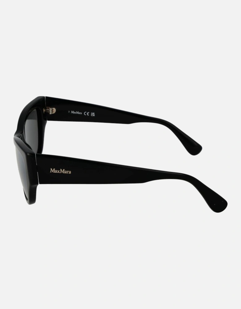 Cat Eye Full-Rim Mirrored Sunglasses Women - Black