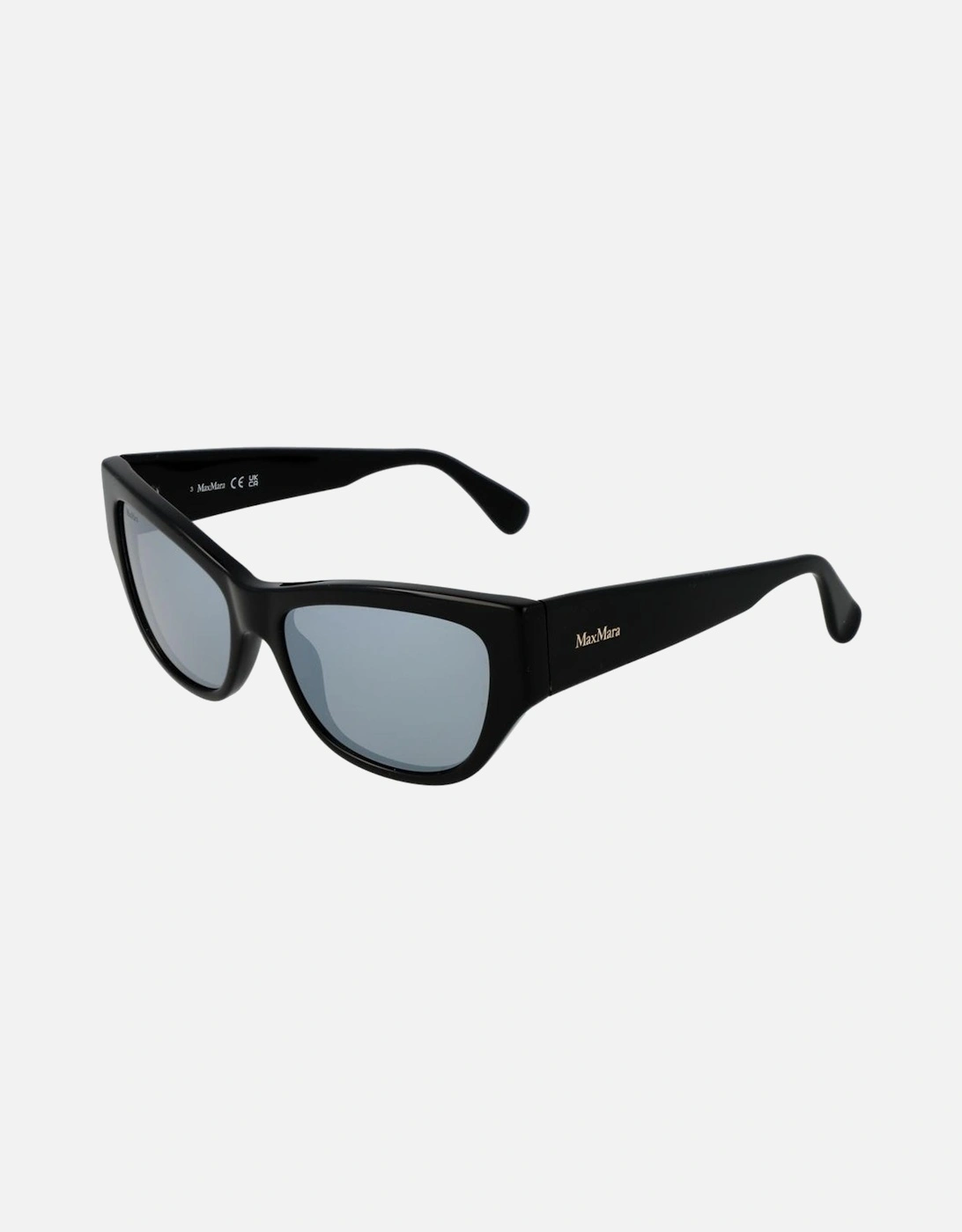 Cat Eye Full-Rim Mirrored Sunglasses Women - Black, 6 of 5