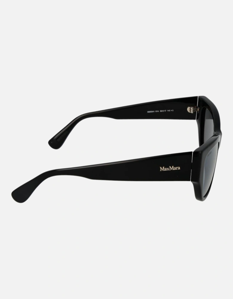 Cat Eye Full-Rim Mirrored Sunglasses Women - Black