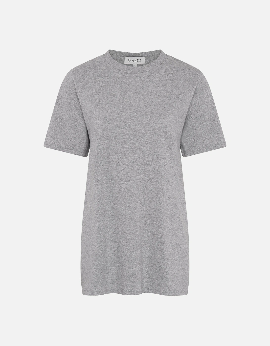 Jack Boyfriend Tee in Grey marl