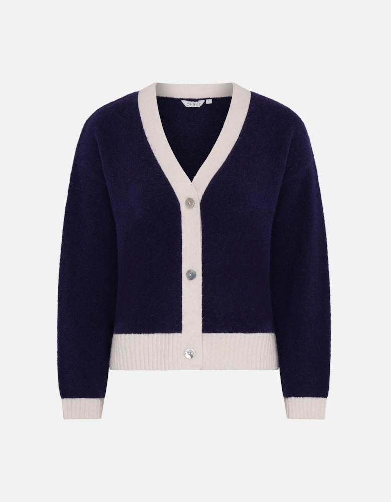 Henni Cardigan in Navy/Cream