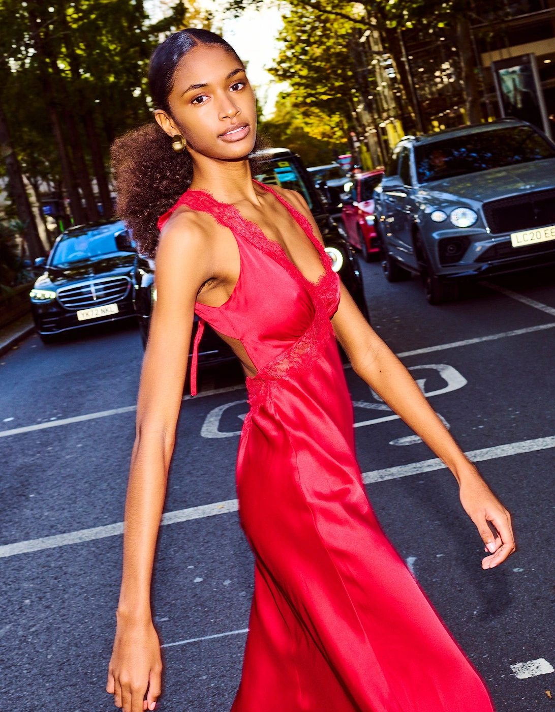 Aurelia Dress in Barbados Cherry, 8 of 7