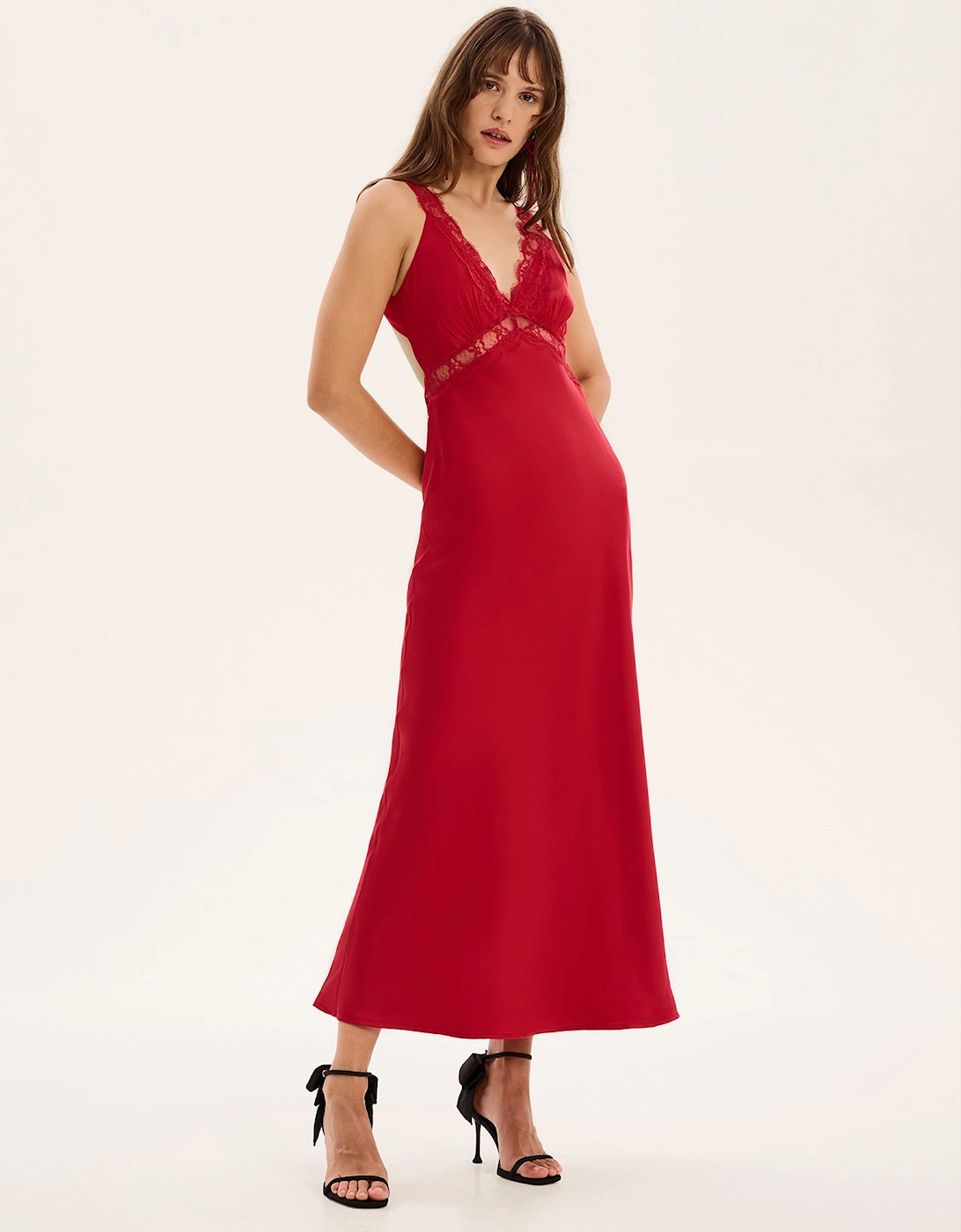 Aurelia Dress in Barbados Cherry